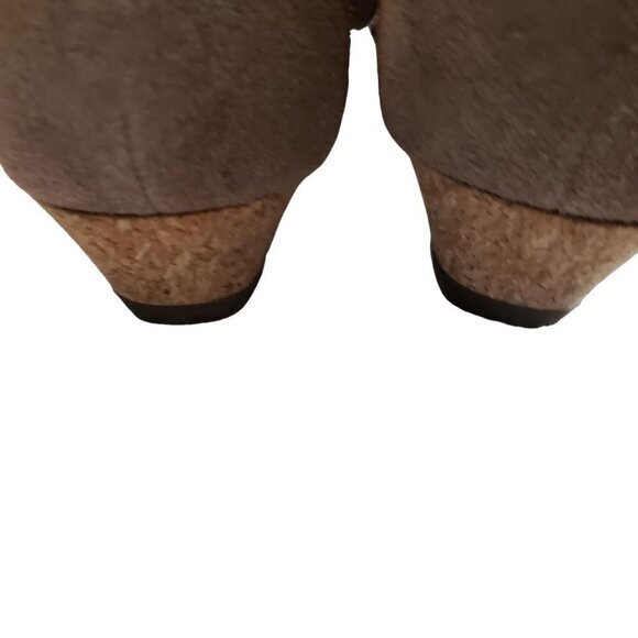 UGG Koolaburra Briona Leather Wedge Womens Shoes Size 7 Tan Pre-Owned‎ - Picture 9 of 14